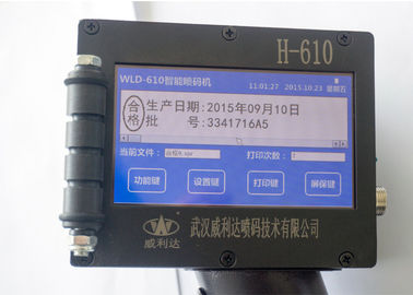 China Van de de Codeursmachine 12.7MM van hoge Prestaties Handbediende Draagbare Inkjet de Drukhoogte leverancier